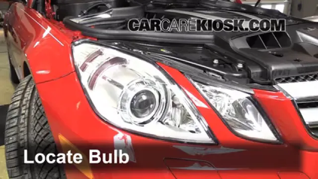 2010 Mercedes-Benz E350 3.5L V6 Coupe (2 Door) Luces Luz de giro delantera (reemplazar foco)